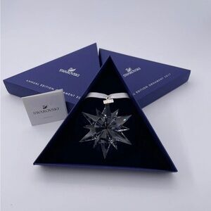 Swarovski Silver Crystal Star Ornament